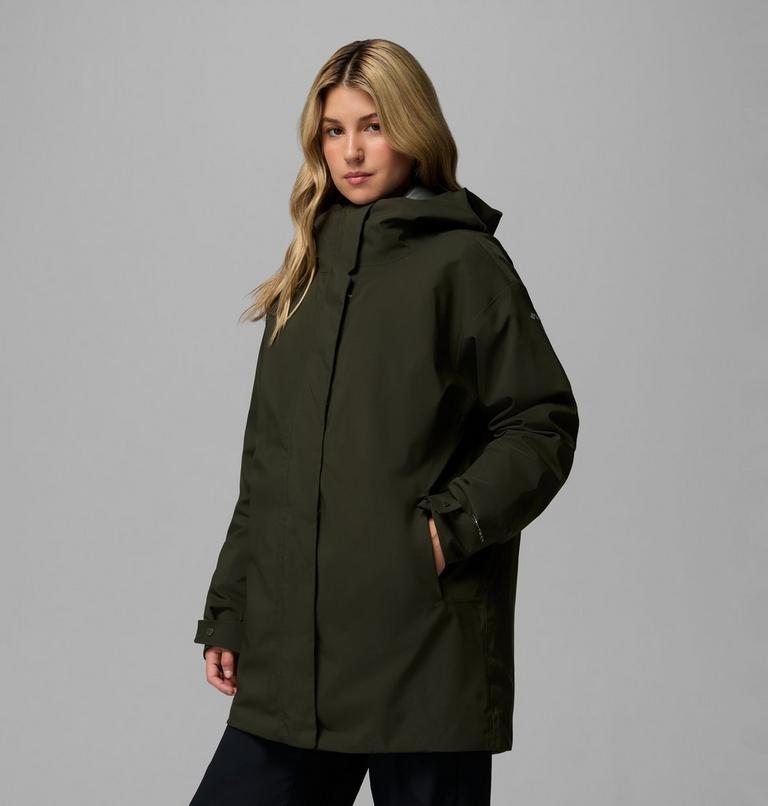 Amaze Puff 3-in-1 isolierte wasserdichte Jacke f&uuml;r Frauen, Color: Greenscape, image 4