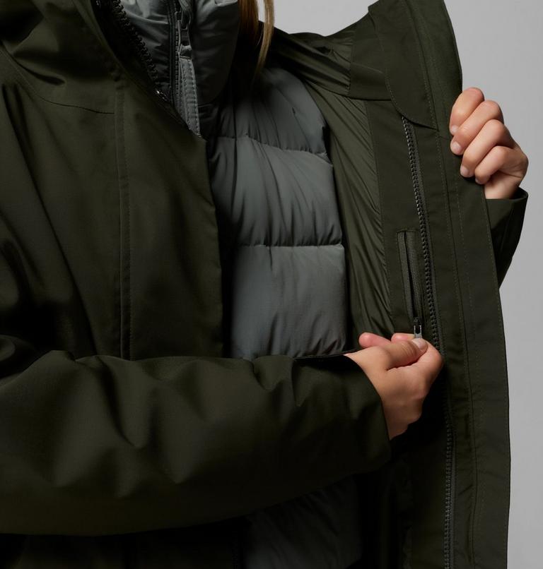 Amaze Puff 3-in-1 isolierte wasserdichte Jacke f&uuml;r Frauen, Color: Greenscape, image 8