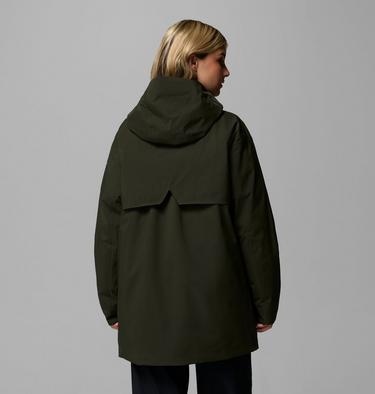 Women's Amaze Puff 3-in-1 Insulated Waterproof Jacket, Color: Greenscape, image 3
