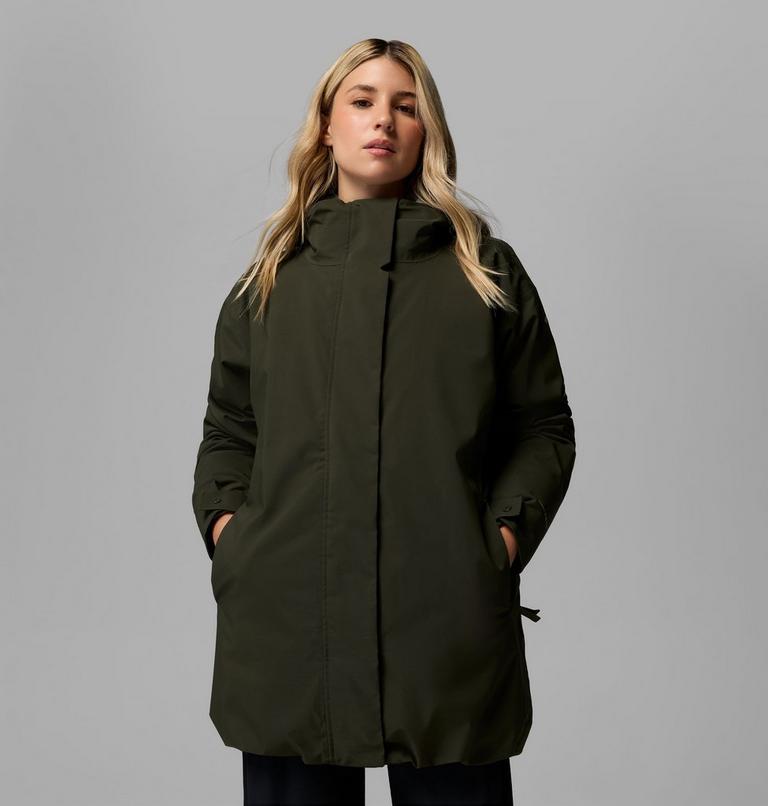 Amaze Puff 3-in-1 isolierte wasserdichte Jacke f&uuml;r Frauen, Color: Greenscape, image 1