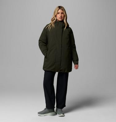 Amaze Puff 3-in-1 isolierte wasserdichte Jacke f&uuml;r Frauen, Color: Greenscape, image 2