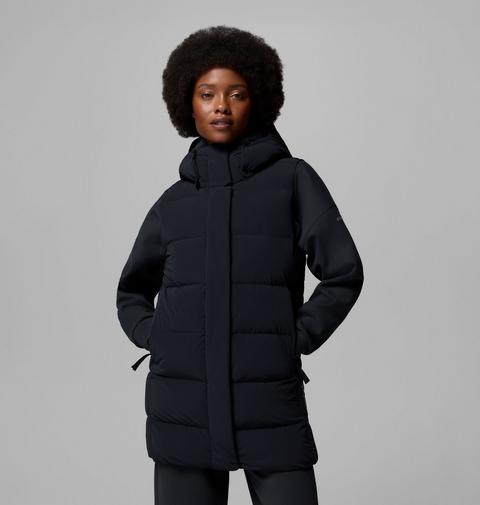 Женский жилет Columbia Amaze Puff Mid Hooded Vest, цвет: Чёрный