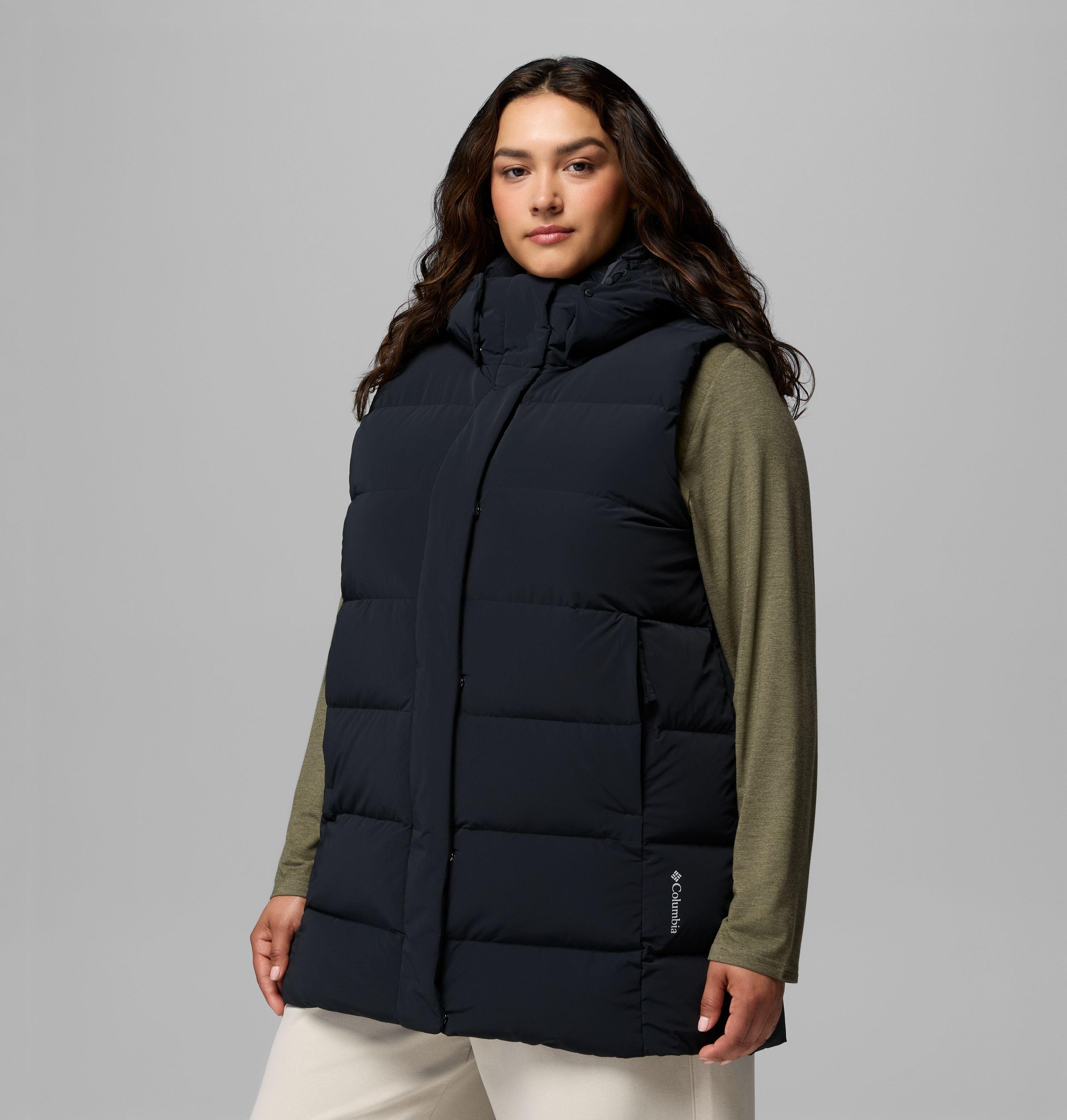 Women's Amaze Puff Mid Hooded Vest - Plus Size | 010 | 2X 4