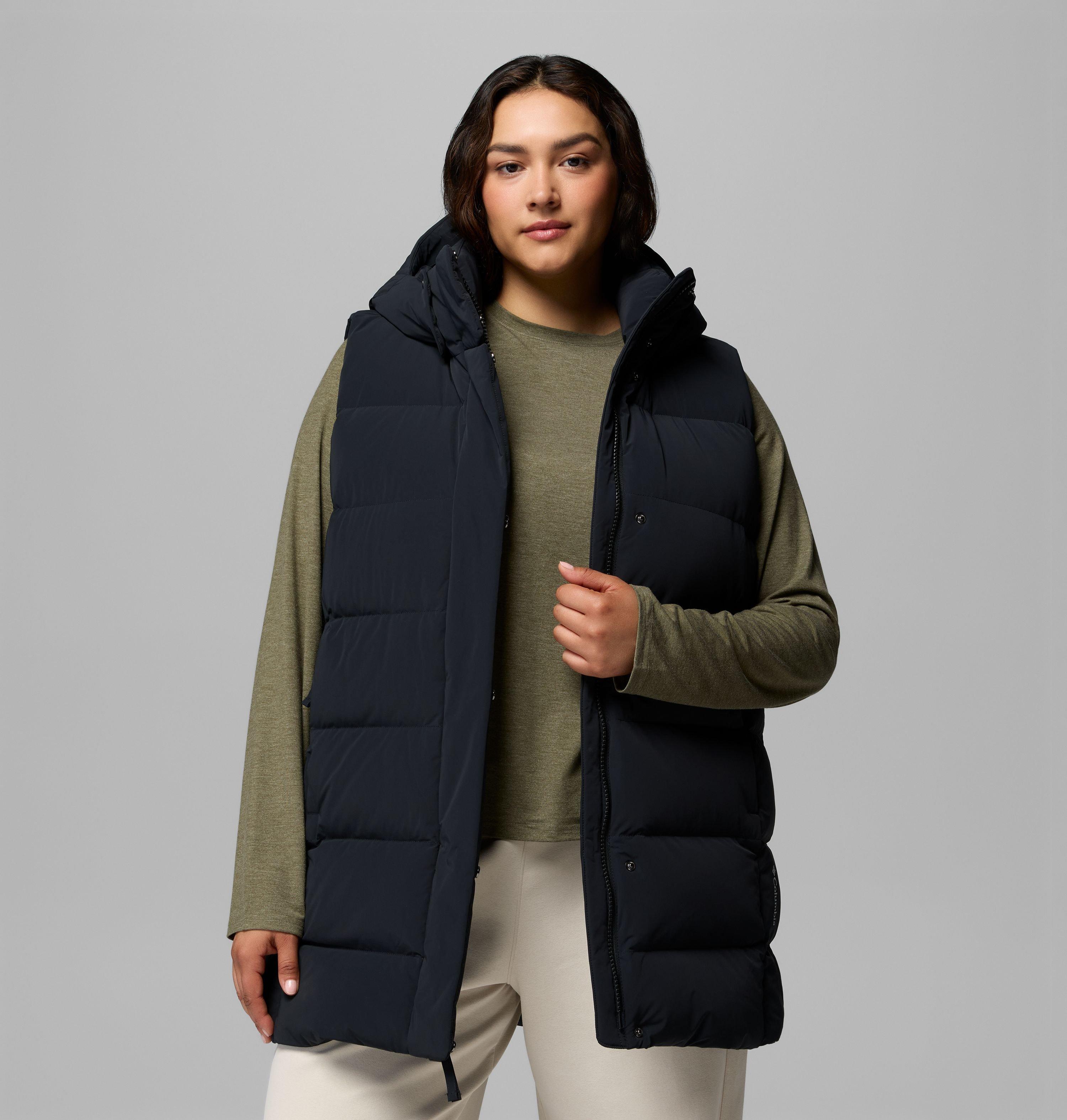 Women's Amaze Puff Mid Hooded Vest - Plus Size | 010 | 2X 5