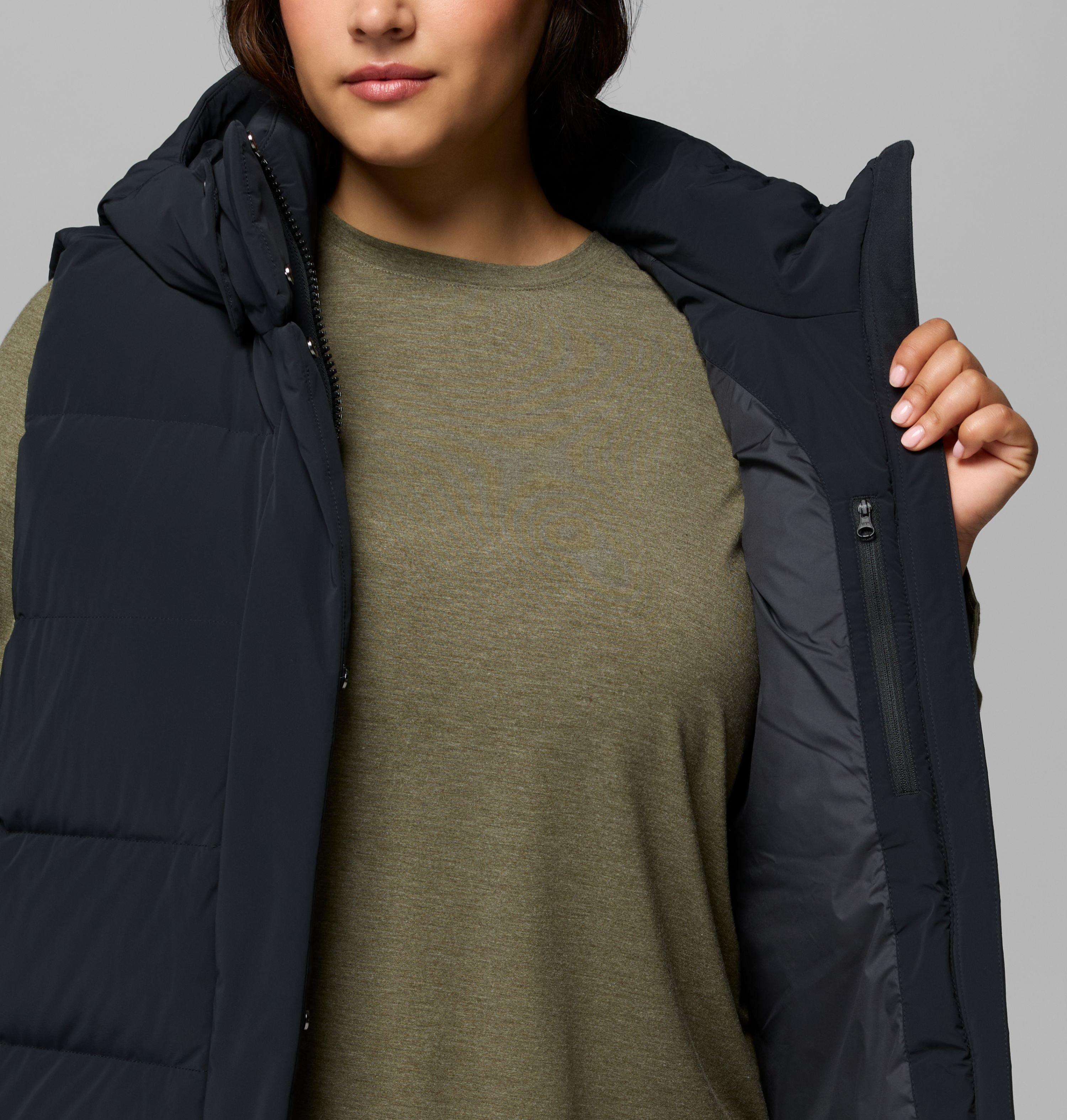 Women's Amaze Puff Mid Hooded Vest - Plus Size | 010 | 2X 6