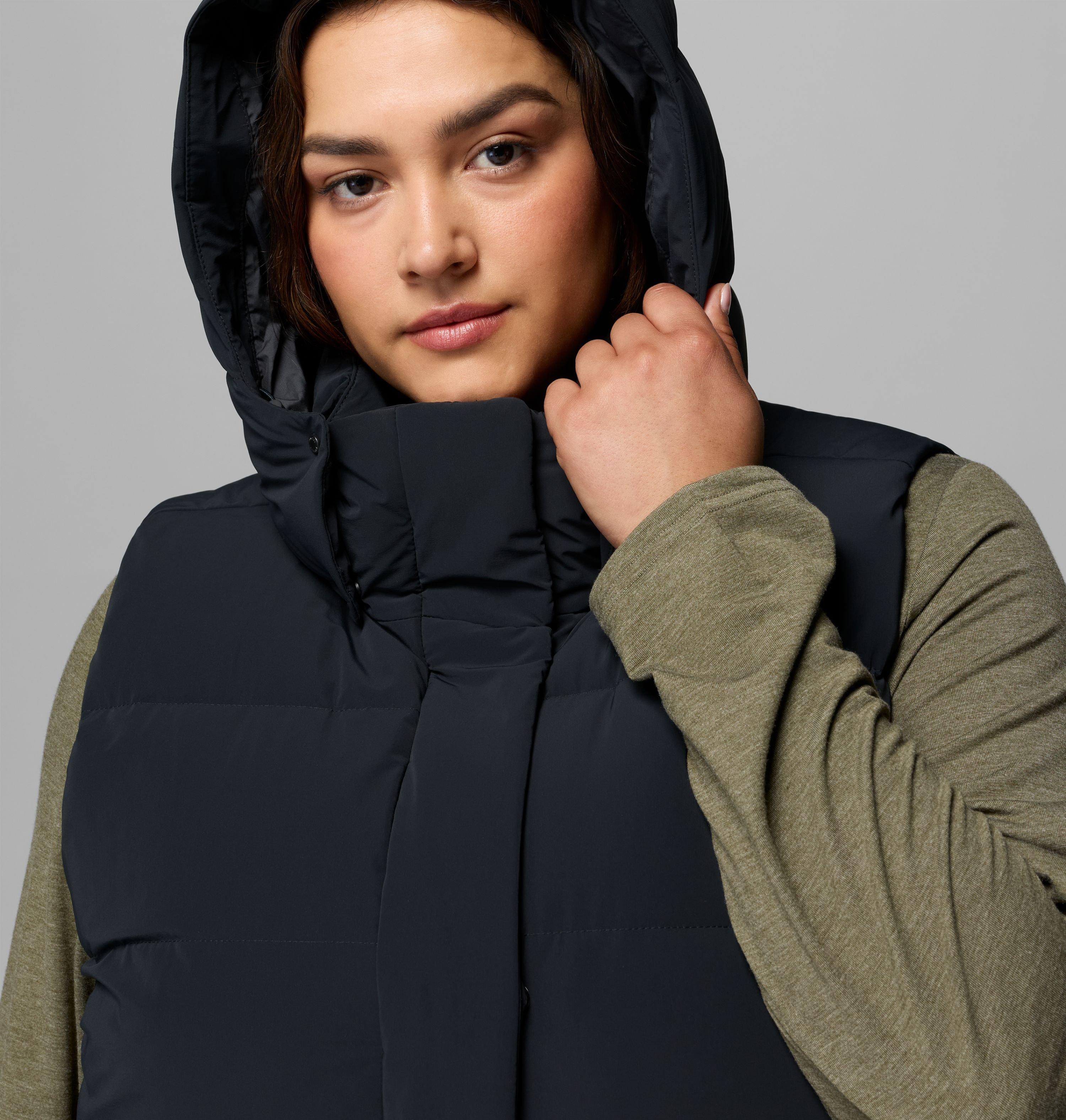 Women's Amaze Puff Mid Hooded Vest - Plus Size | 010 | 2X 7