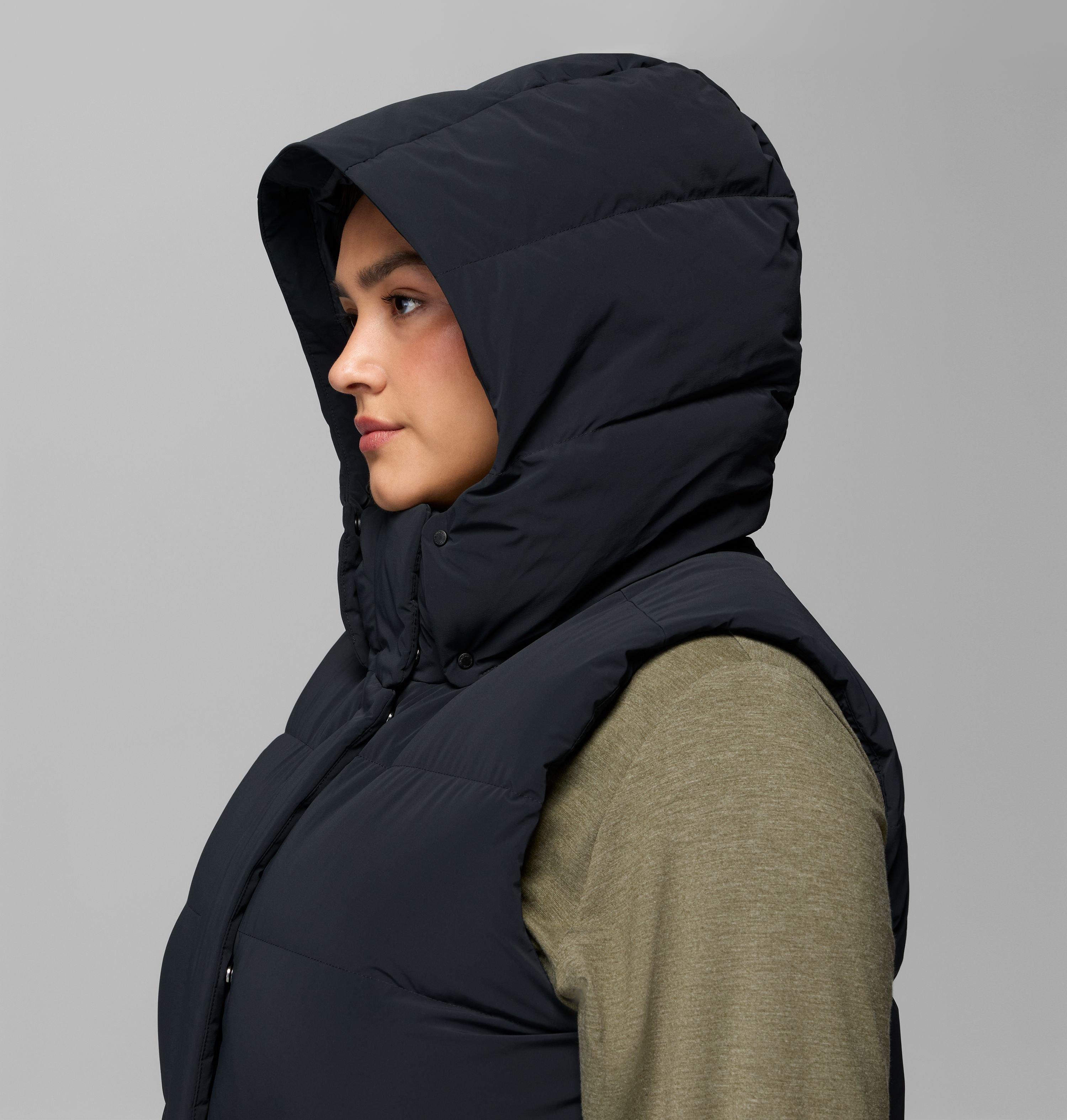 Women's Amaze Puff Mid Hooded Vest - Plus Size | 010 | 2X 8