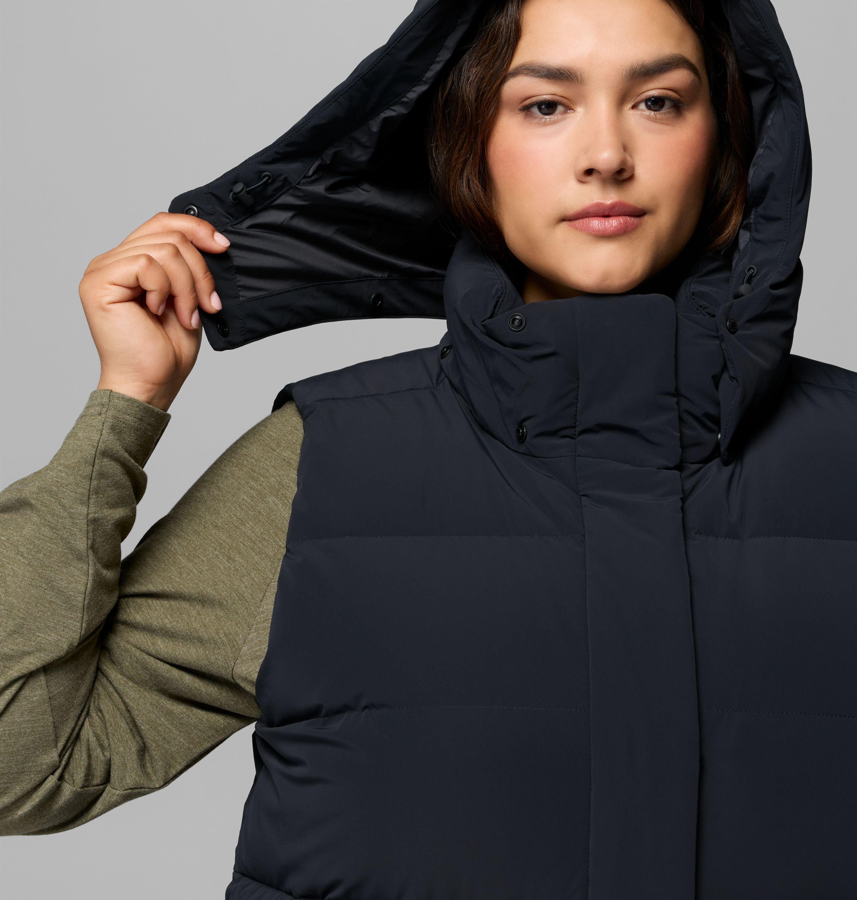 Women's Amaze Puff Mid Hooded Vest - Plus Size | 010 | 2X 9