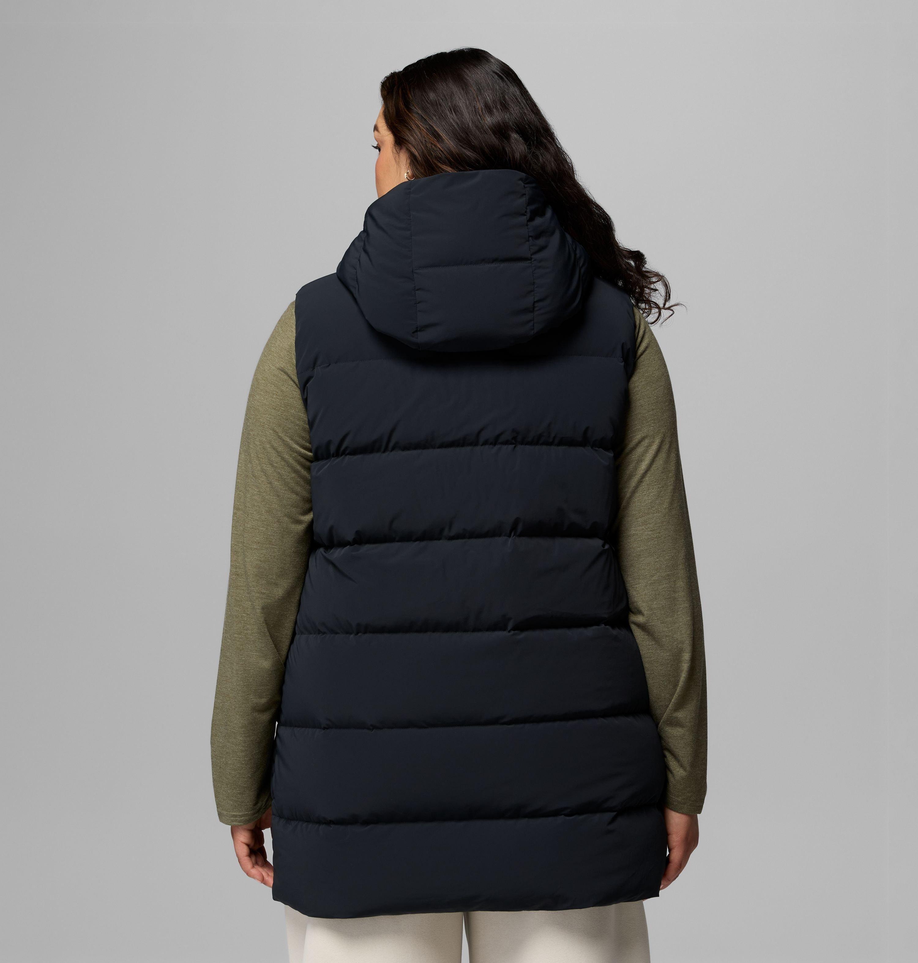 Women's Amaze Puff Mid Hooded Vest - Plus Size | 010 | 2X 3