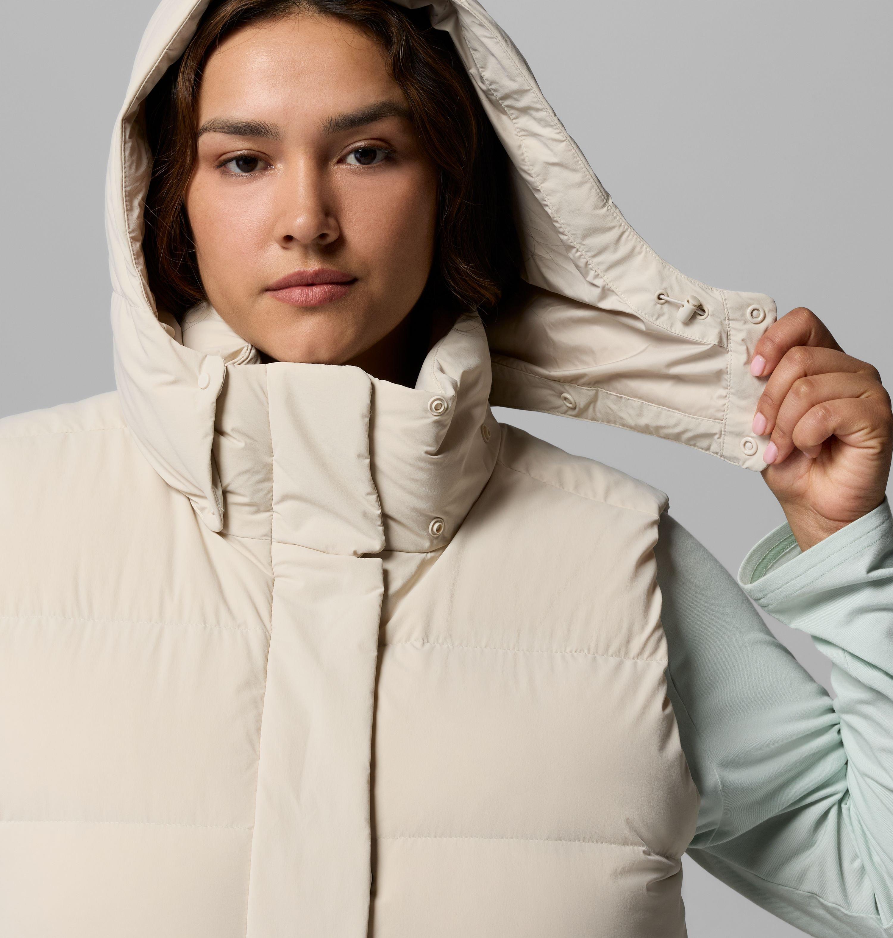 Women's Amaze Puff Mid Hooded Vest - Plus Size | 278 | 2X 9