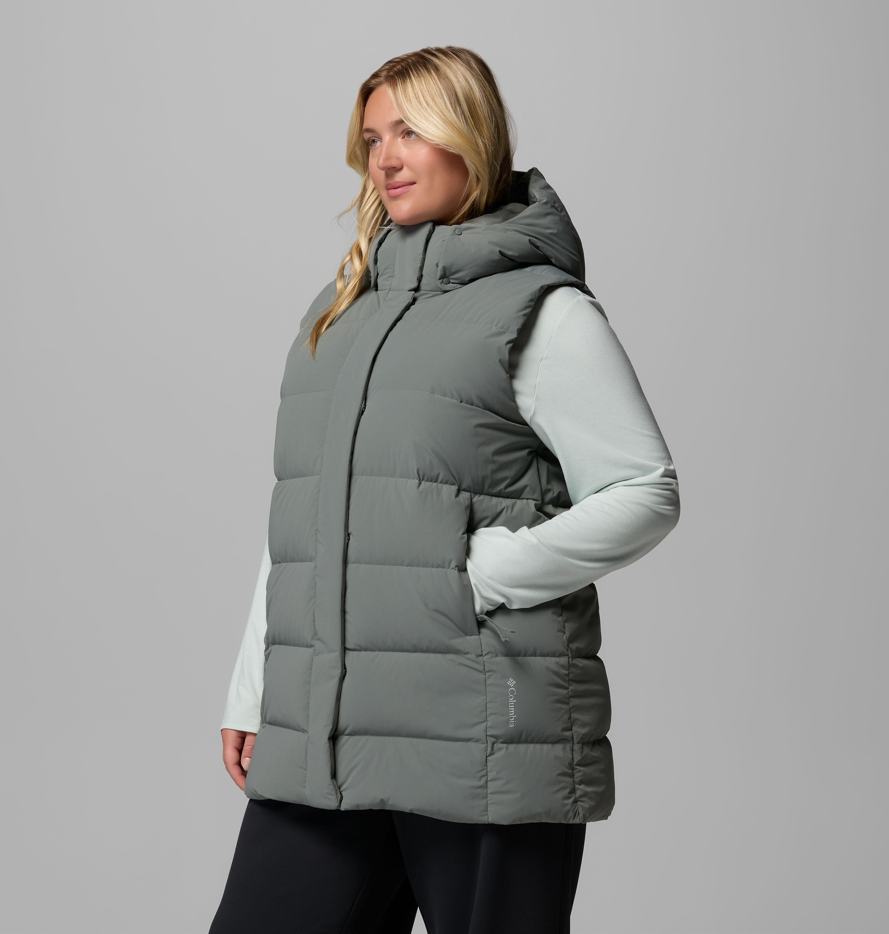 Women's Amaze Puff Mid Hooded Vest - Plus Size | 342 | 2X 4