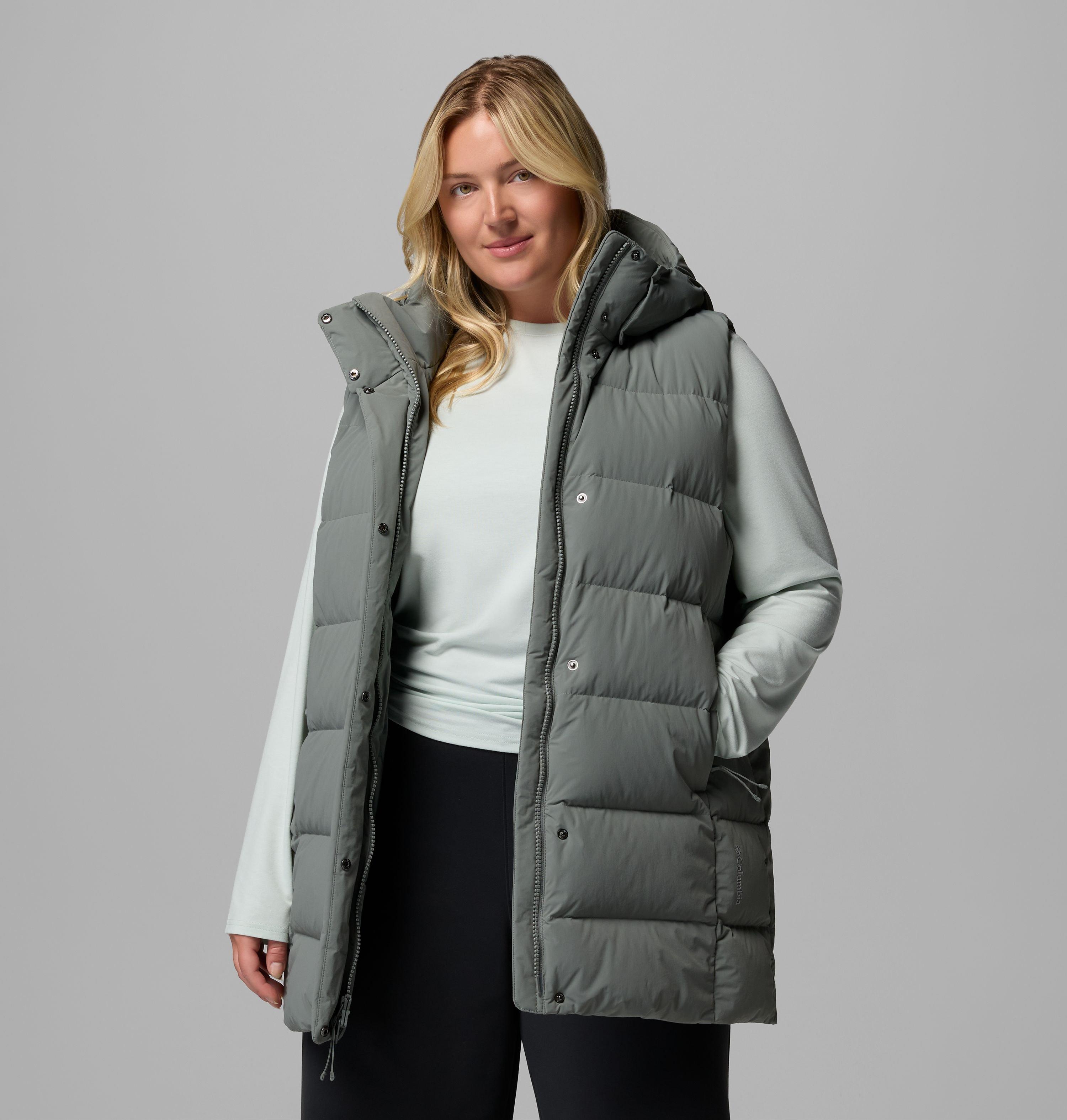 Women's Amaze Puff Mid Hooded Vest - Plus Size | 342 | 2X 5