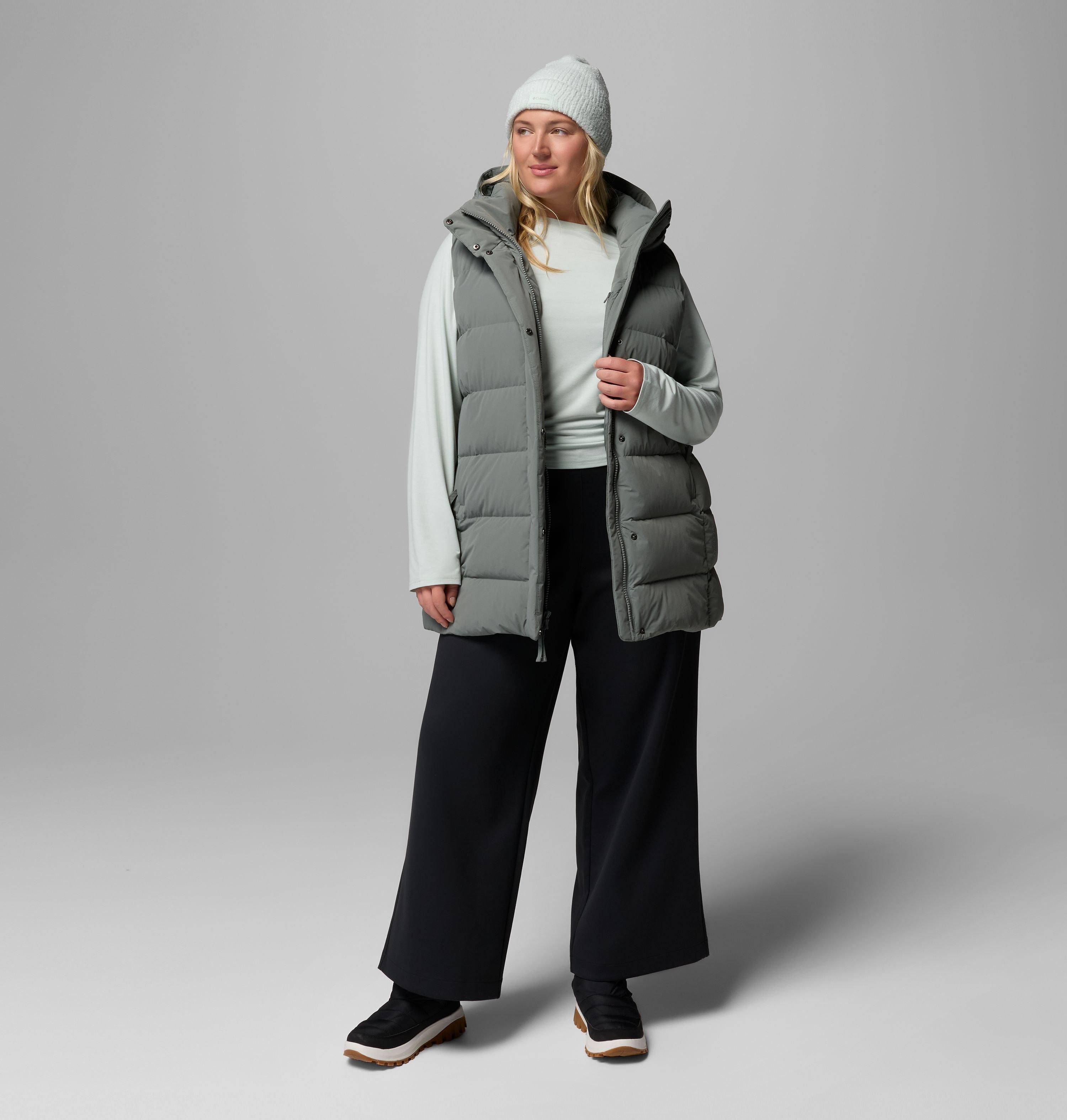 Women's Amaze Puff Mid Hooded Vest - Plus Size | 342 | 2X 2