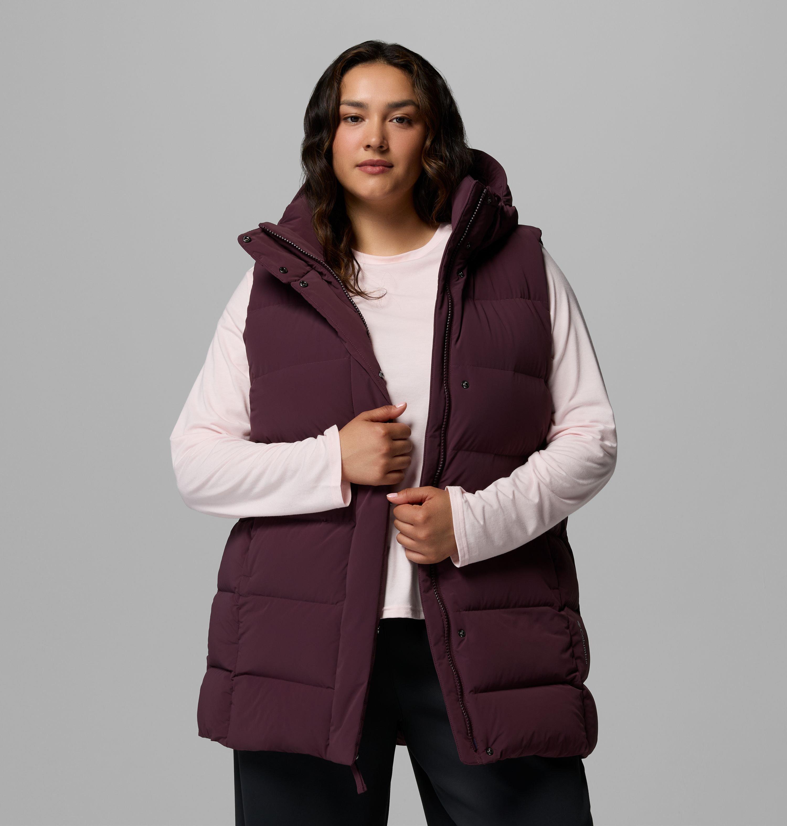 Women's Amaze Puff Mid Hooded Vest - Plus Size 5