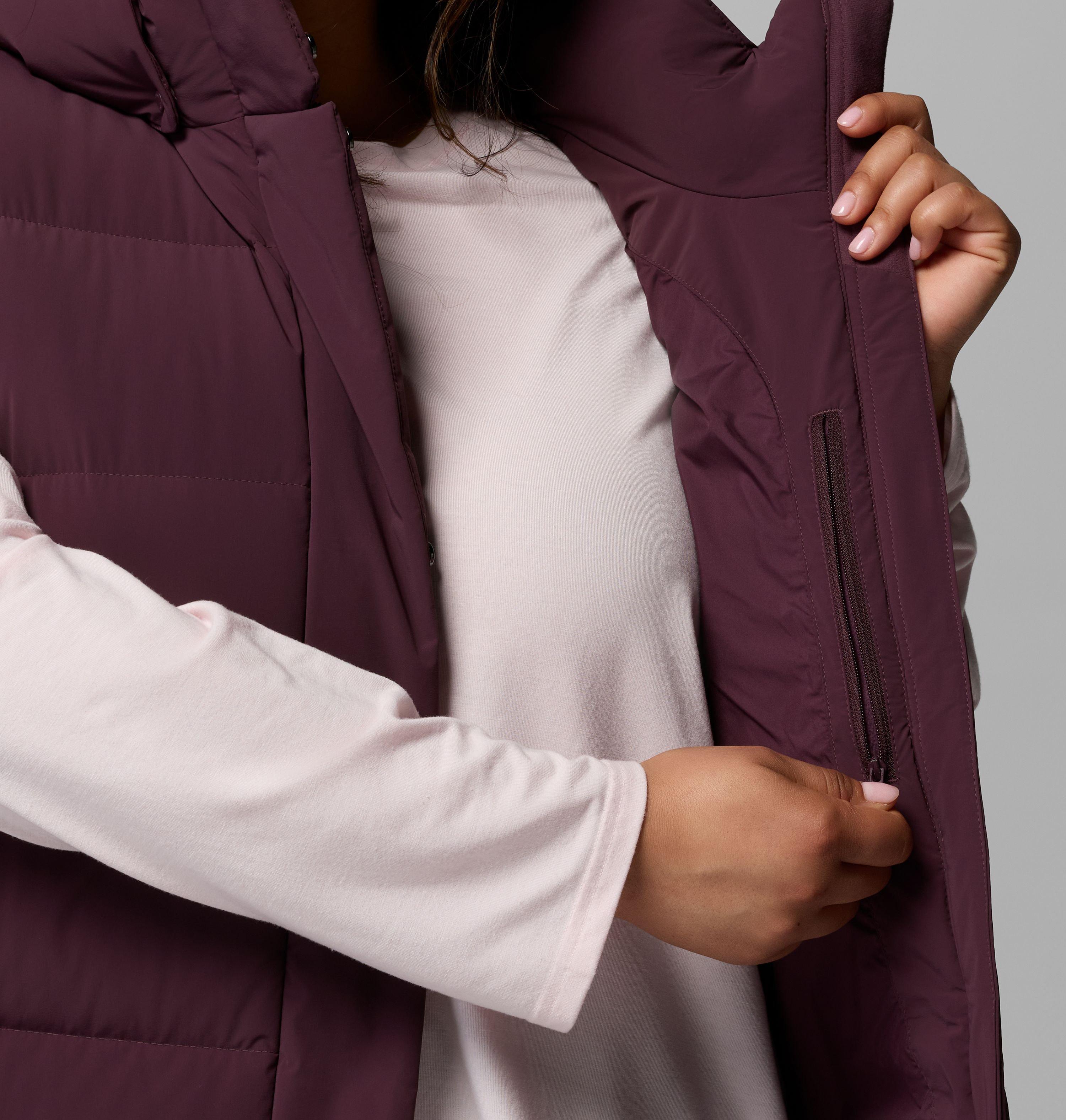 Women's Amaze Puff Mid Hooded Vest - Plus Size 6
