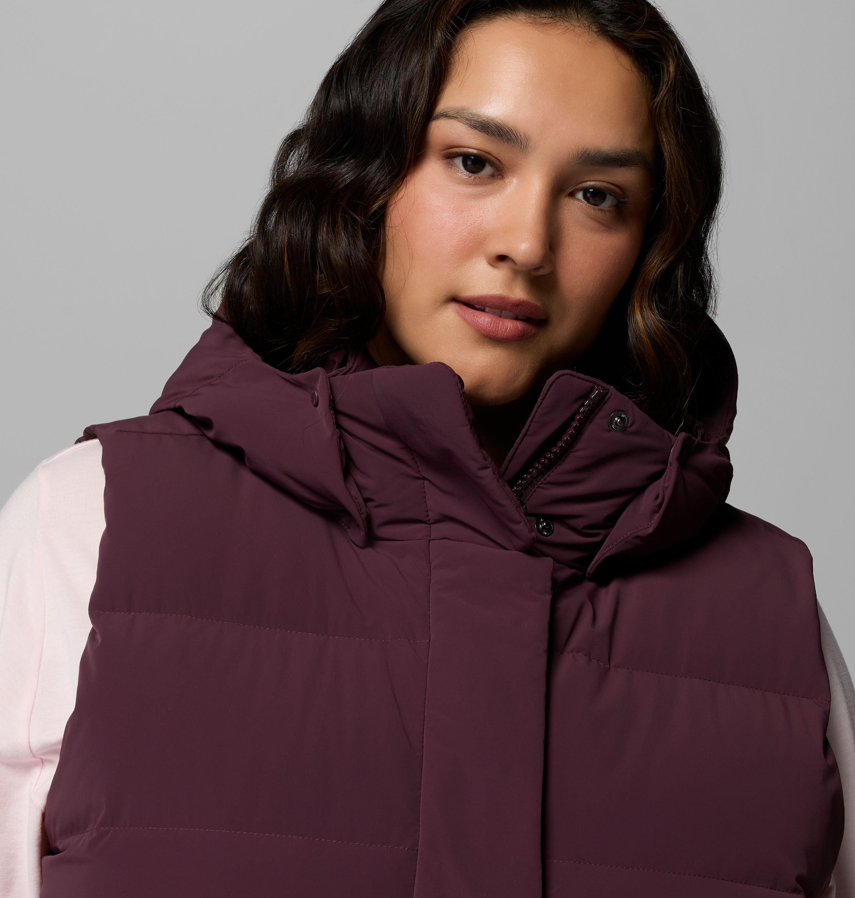 Women's Amaze Puff Mid Hooded Vest - Plus Size 7