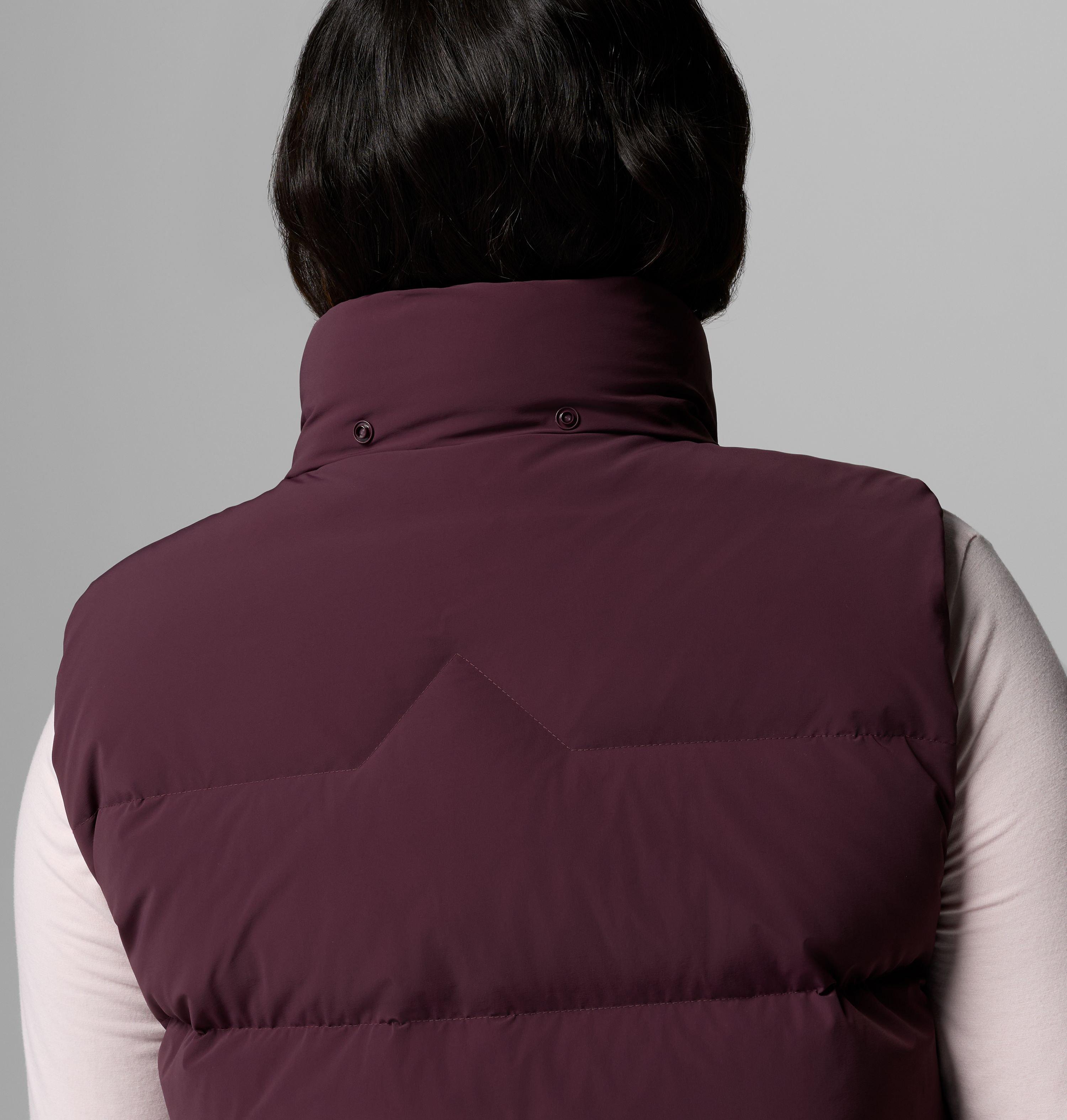 Women's Amaze Puff Mid Hooded Vest - Plus Size 10