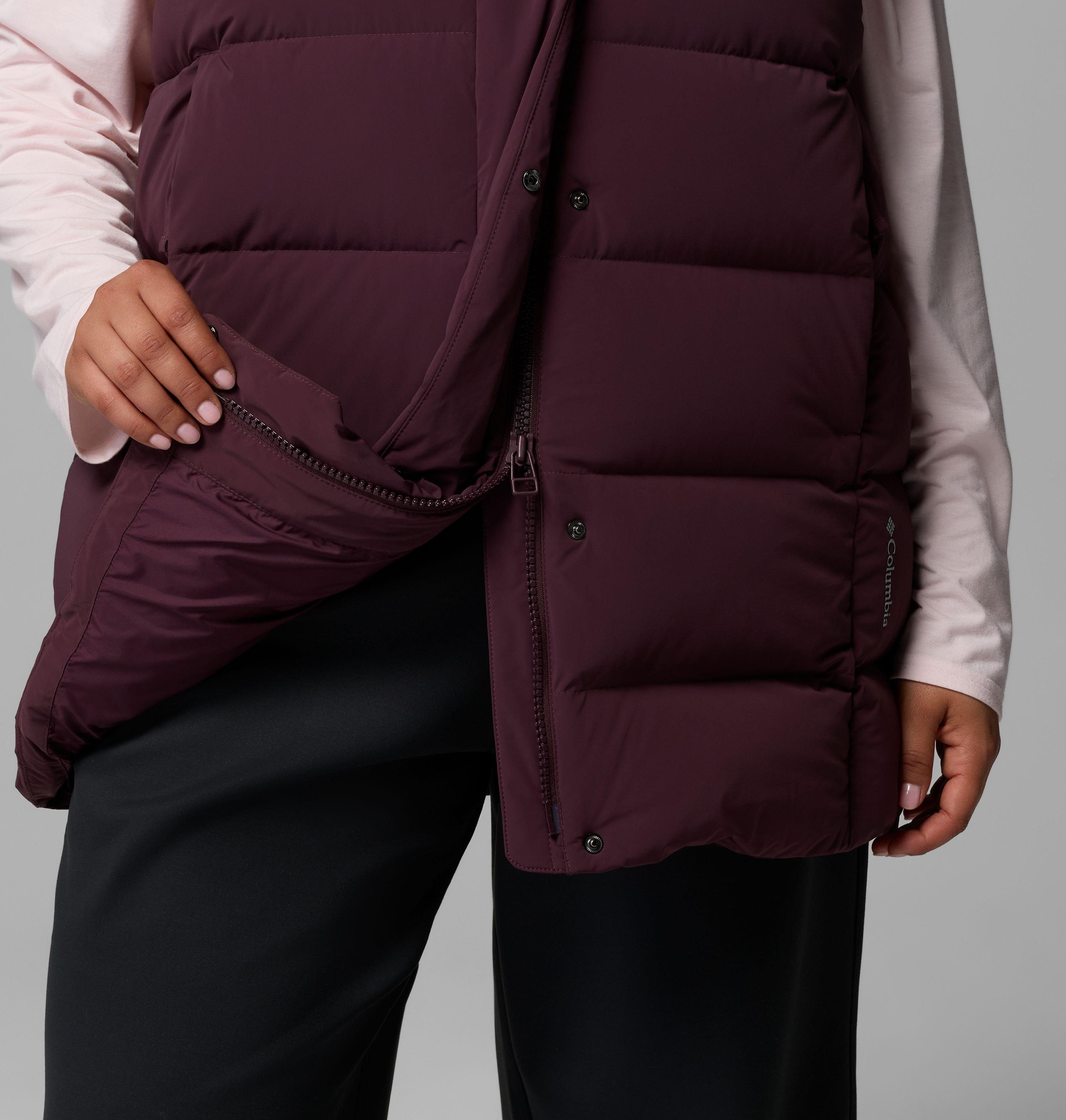 Women's Amaze Puff Mid Hooded Vest - Plus Size 11