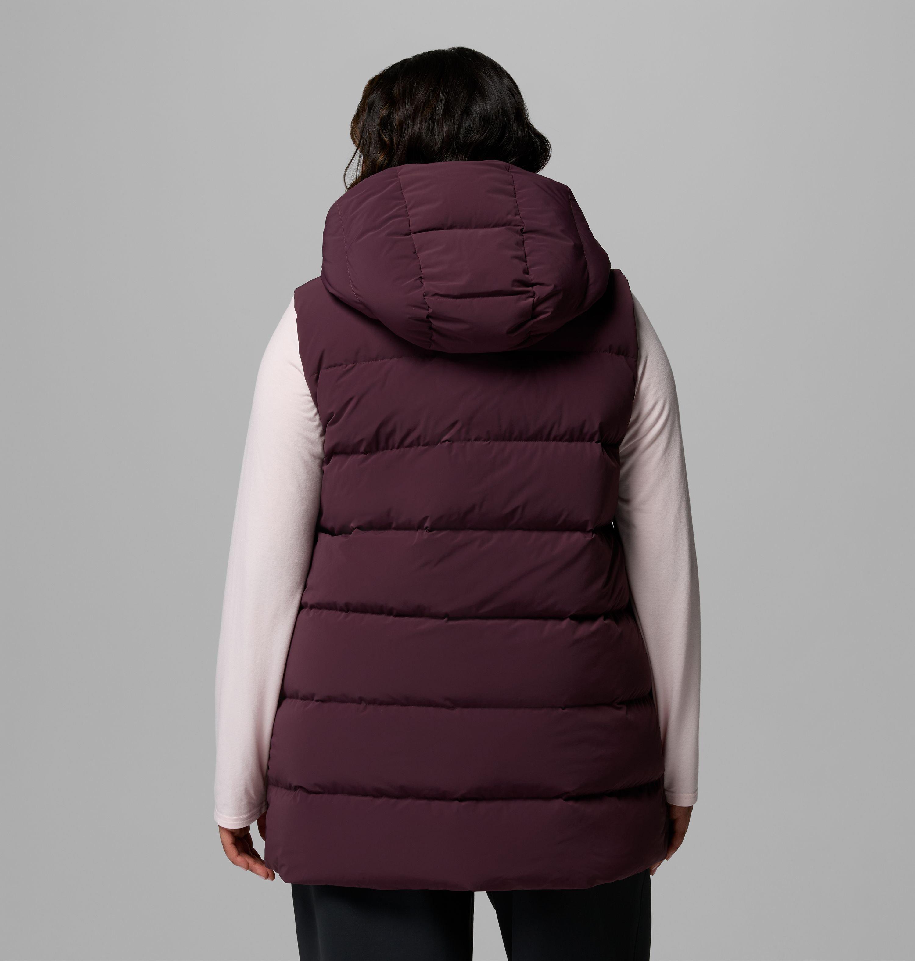 Women's Amaze Puff Mid Hooded Vest - Plus Size 3