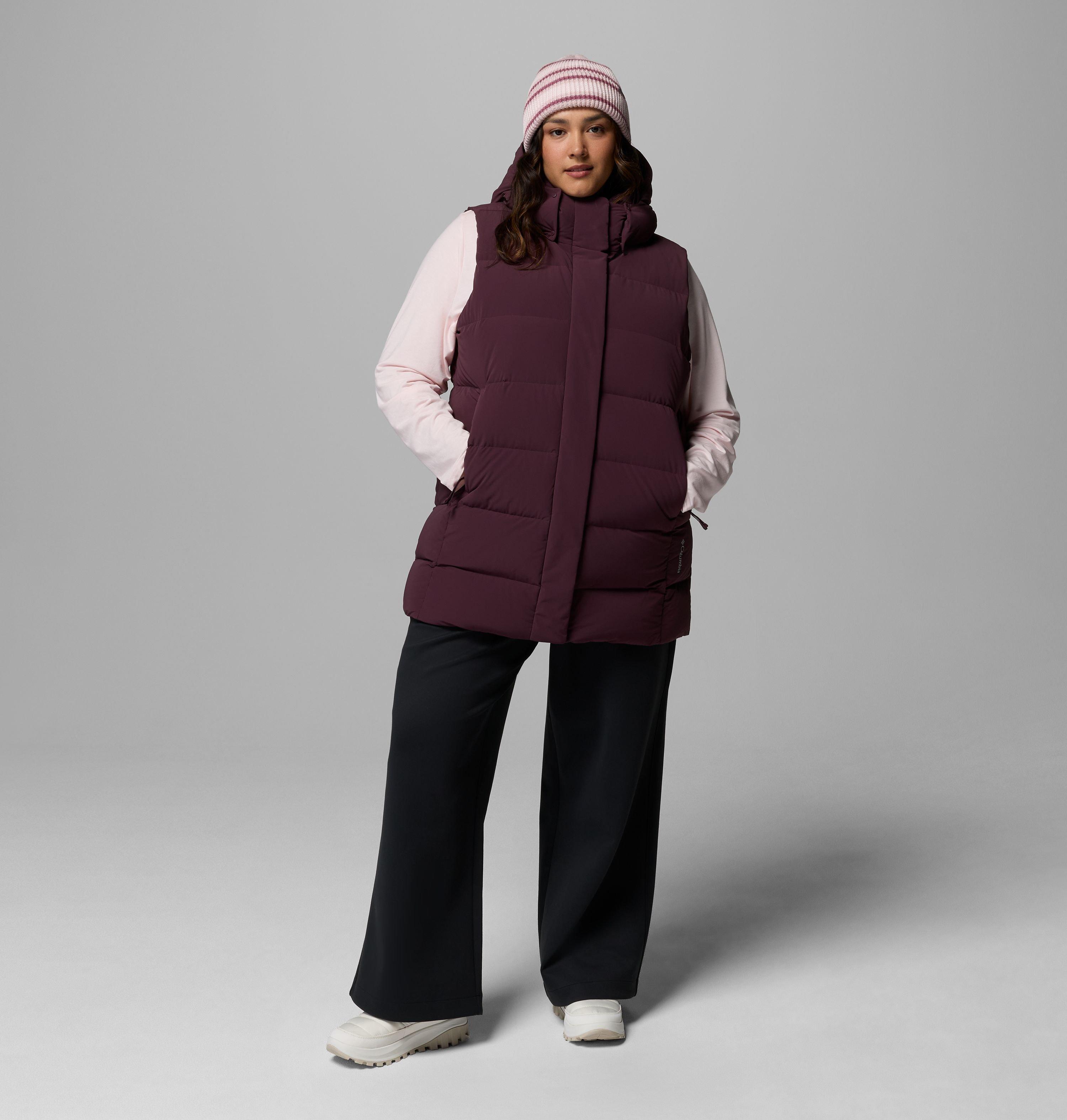 Women's Amaze Puff Mid Hooded Vest - Plus Size 2