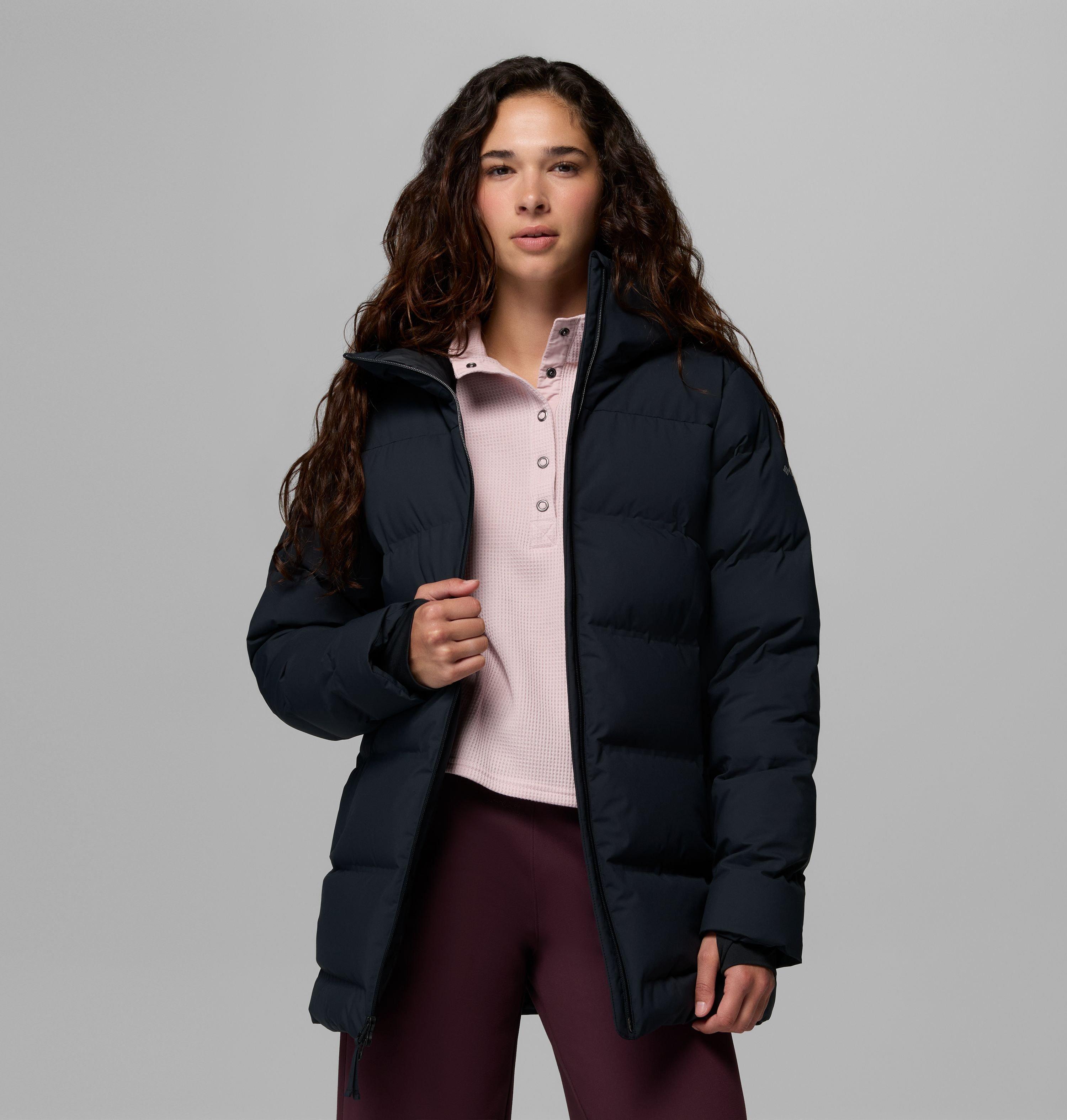 Femme – Manteau mi-long à capuchon Amaze Puff Heat Seal 5
