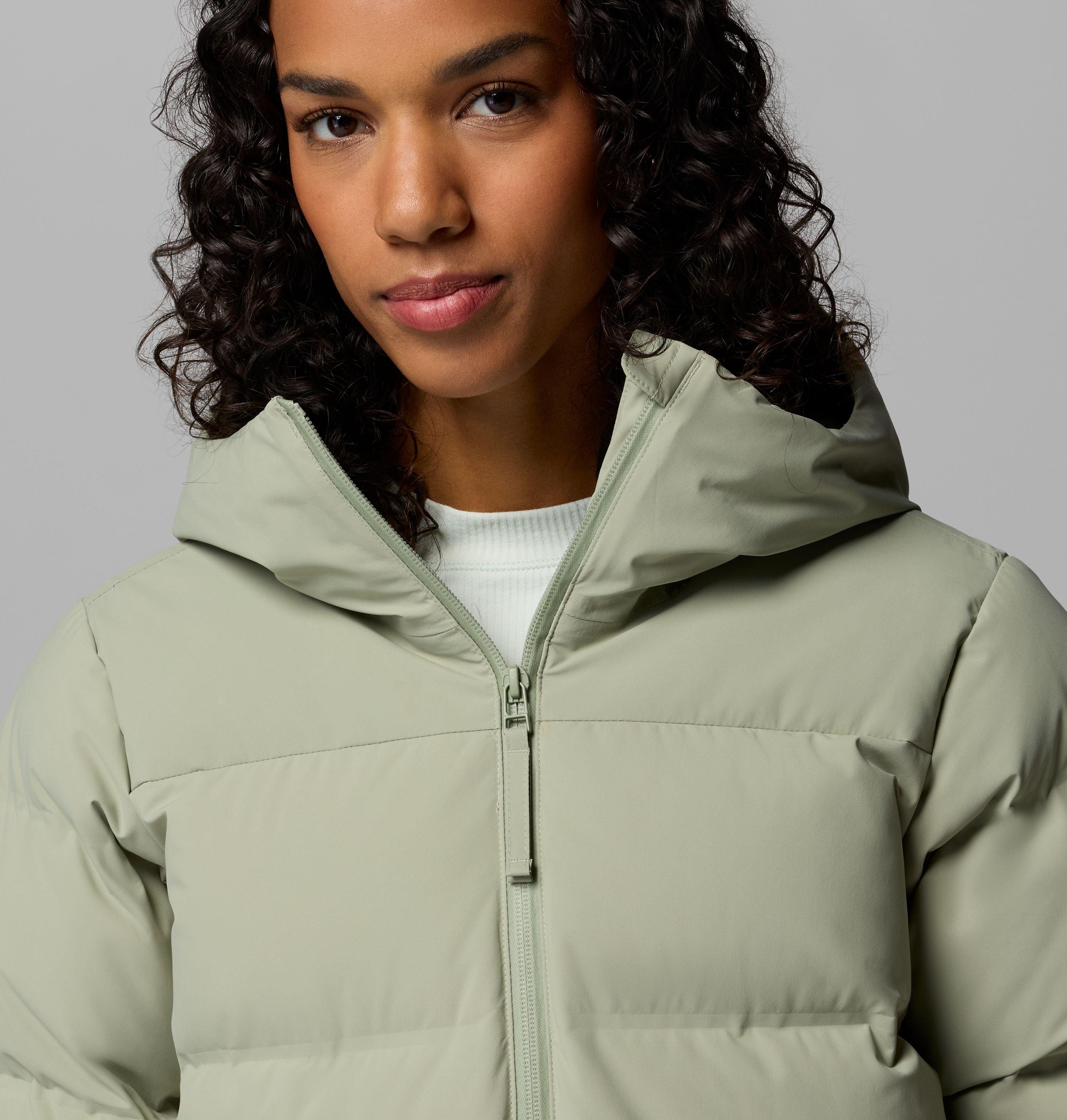 Femme – Manteau mi-long à capuchon Amaze Puff Heat Seal 8