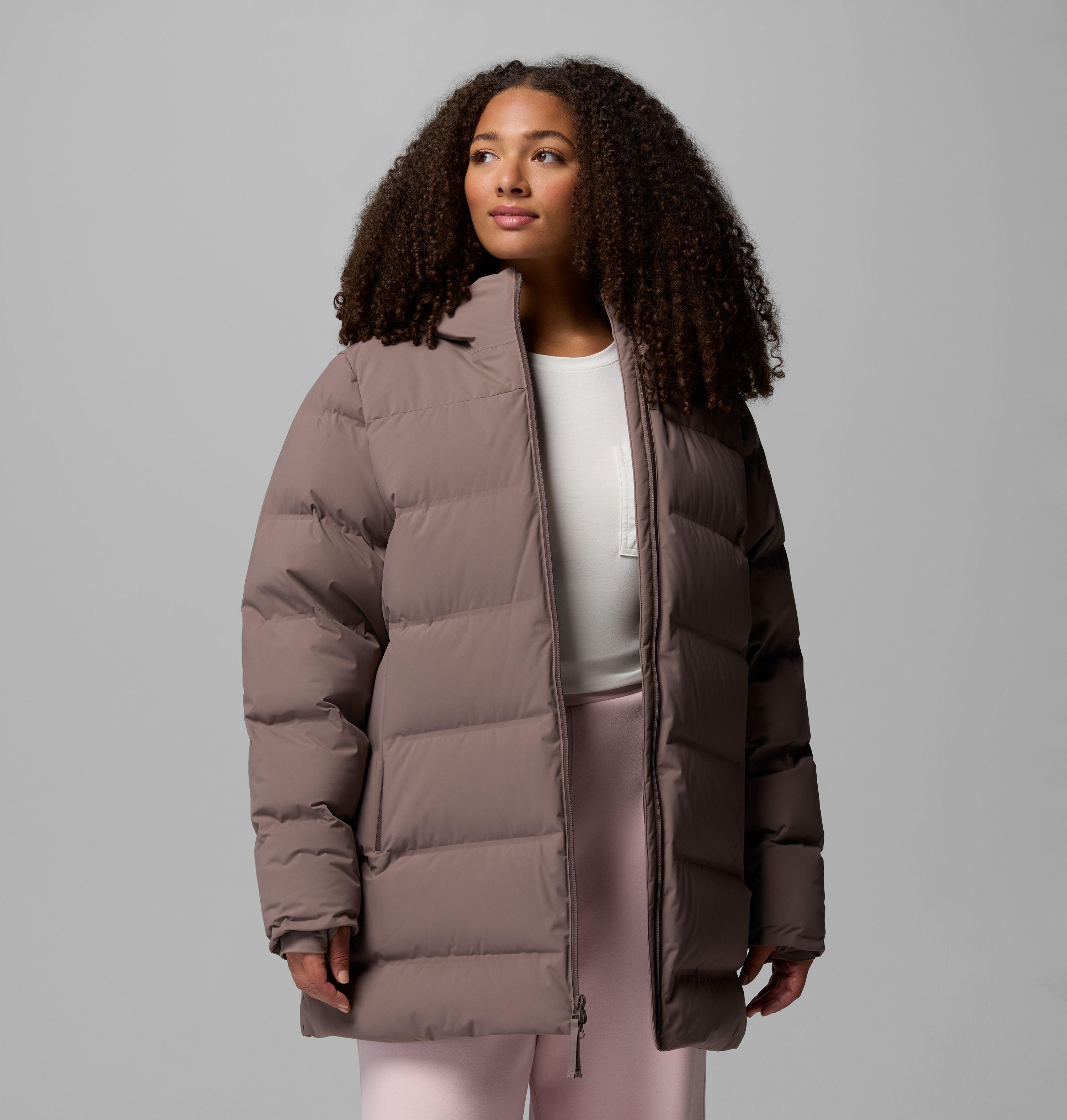 Women's Amaze Puff Heat Seal Mid Hooded Jacket - Plus Size | 254 | 1X 5