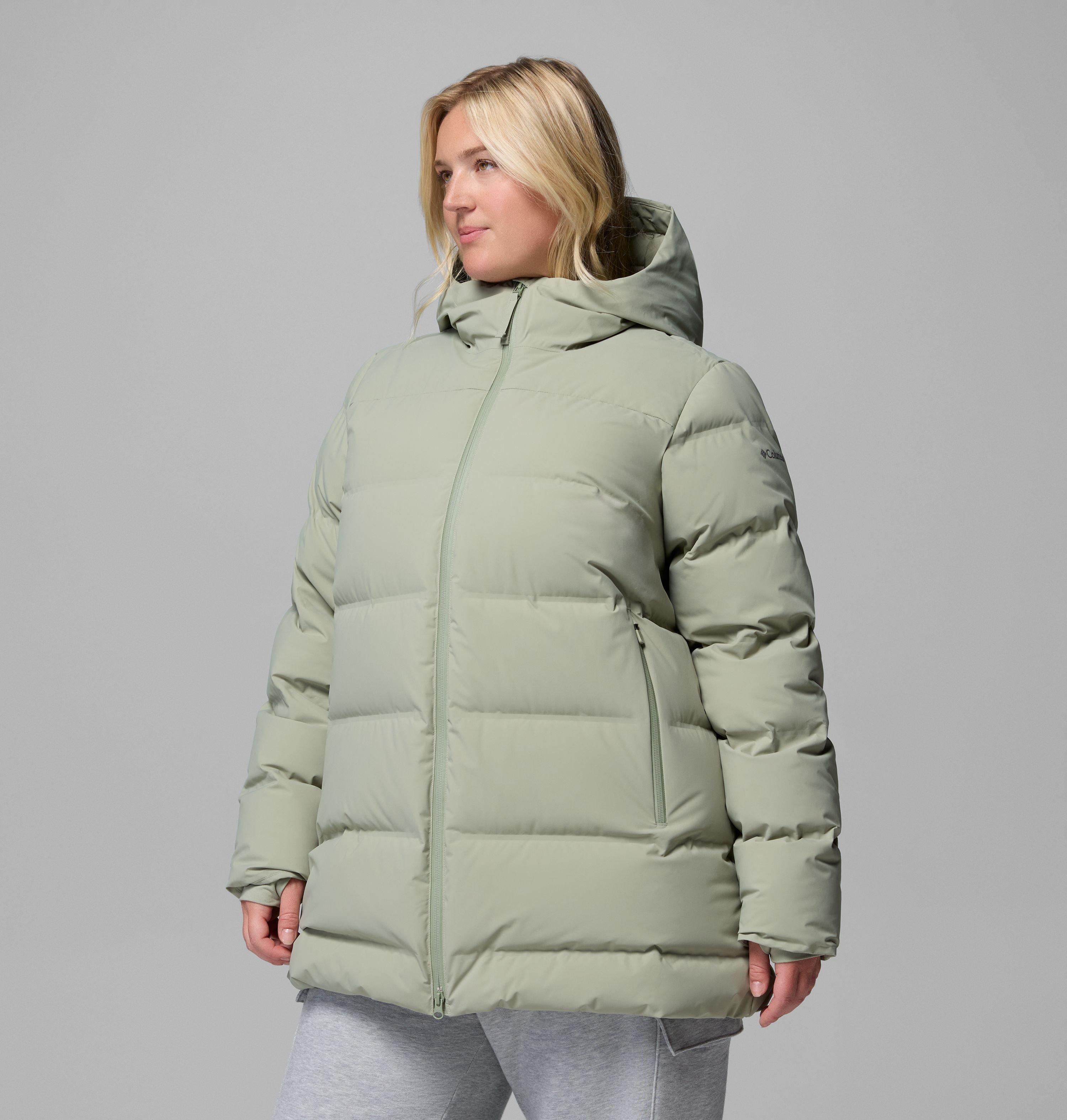 Femme – Manteau mi-long à capuchon Amaze Puff Heat Seal – Grandes tailles 4