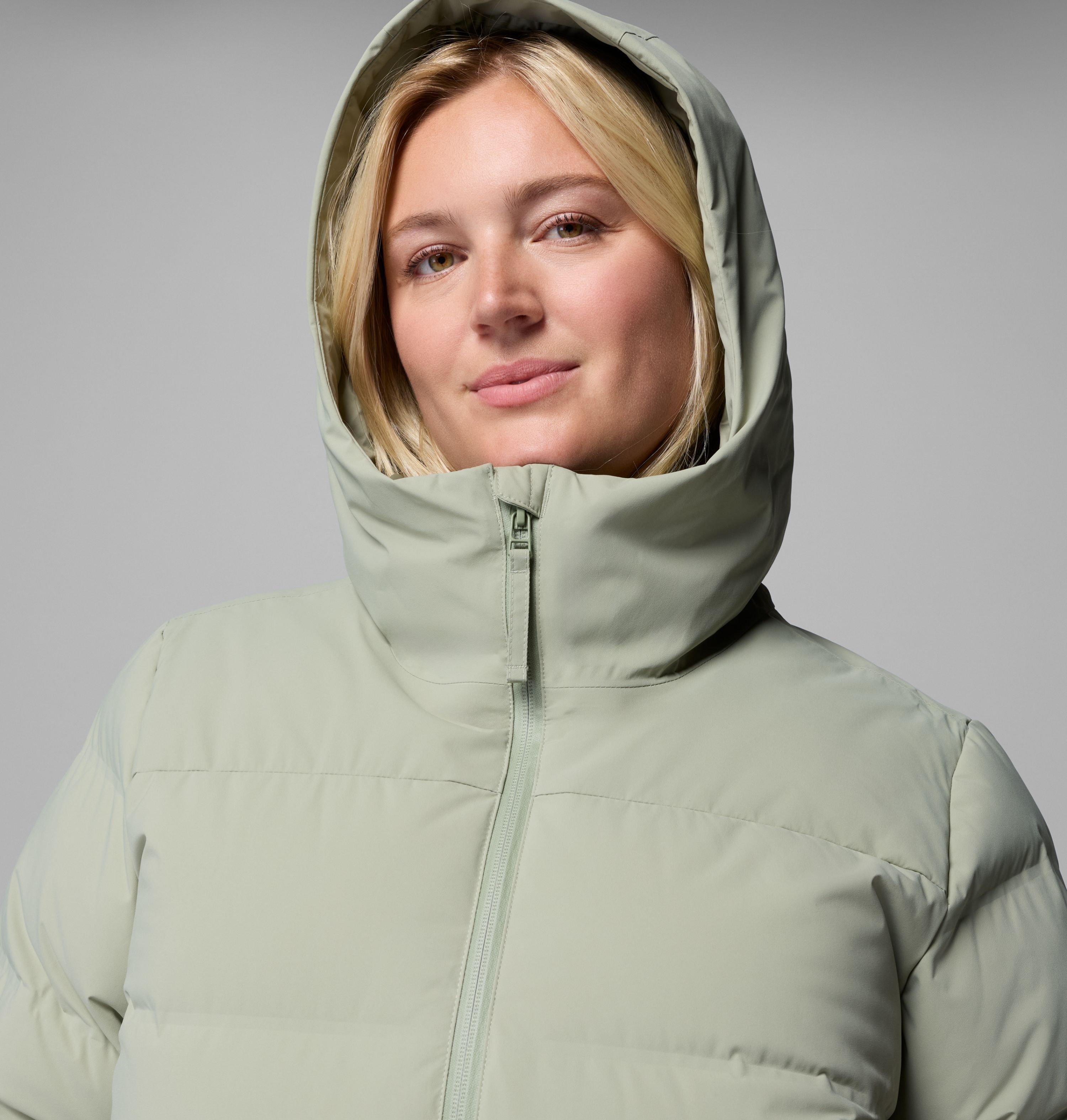 Femme – Manteau mi-long à capuchon Amaze Puff Heat Seal – Grandes tailles 7