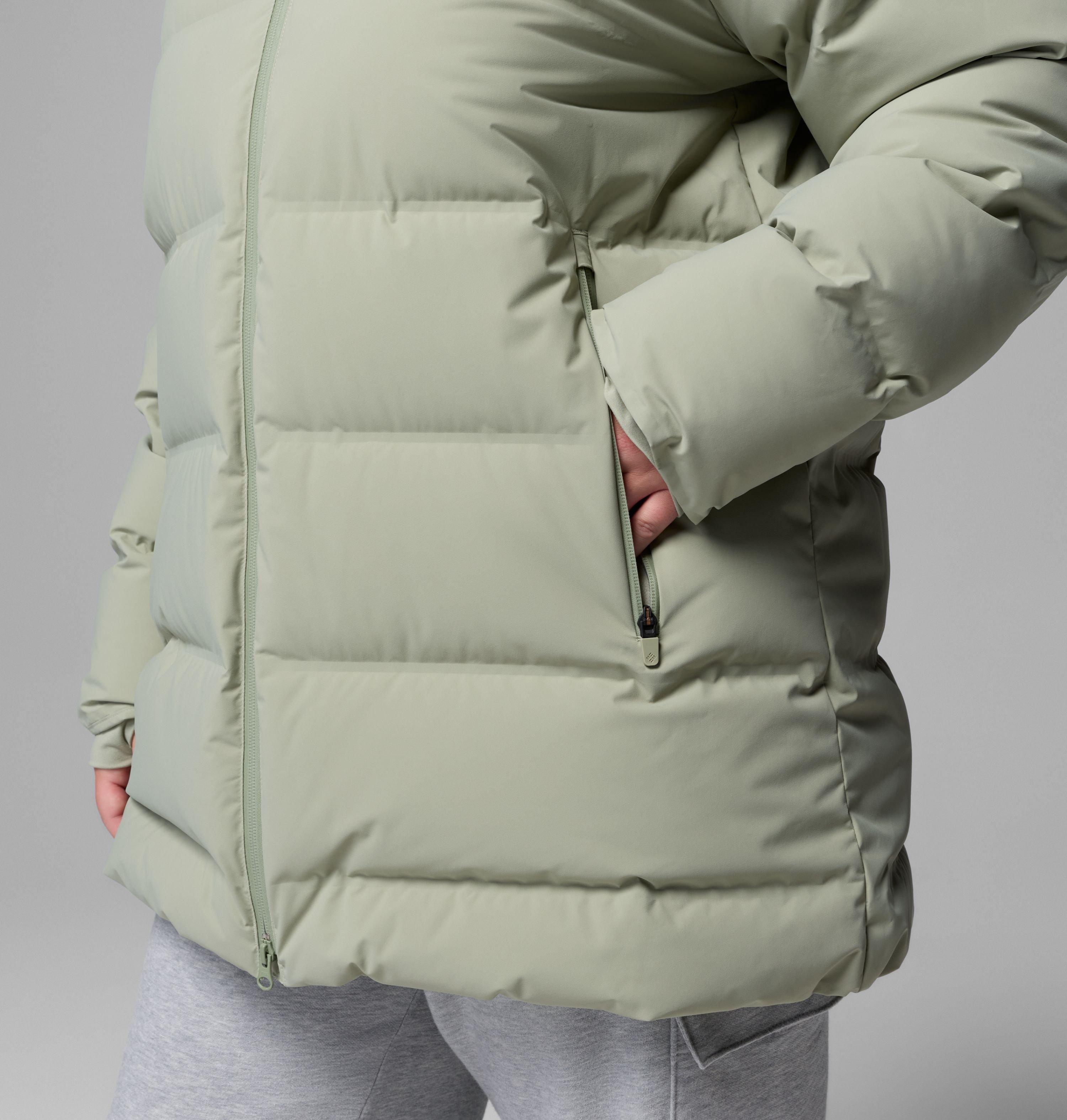 Femme – Manteau mi-long à capuchon Amaze Puff Heat Seal – Grandes tailles 9