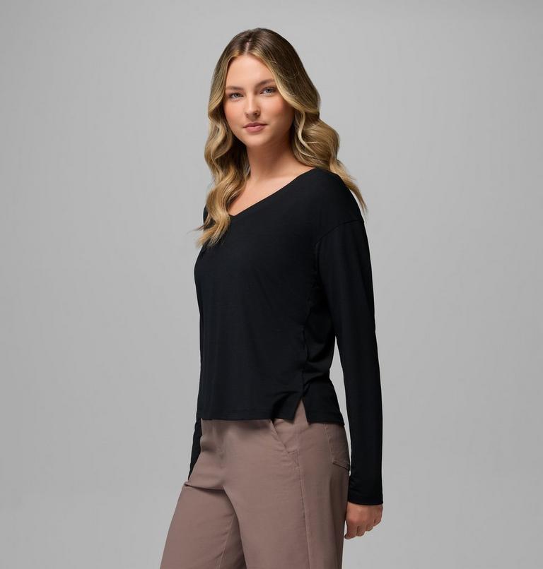 Women&rsquo;s Daniela Falls Long Sleeve Technical T-Shirt, Color: Black, image 4