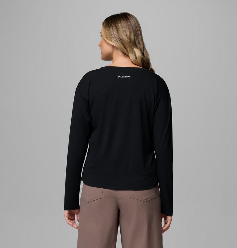 Women&rsquo;s Daniela Falls Long Sleeve Technical T-Shirt, Color: Black, image 3