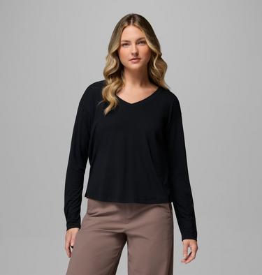 Women&rsquo;s Daniela Falls Long Sleeve Technical T-Shirt, Color: Black, image 9
