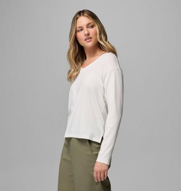 Women&rsquo;s Daniela Falls Long Sleeve Technical T-Shirt, Color: Sea Salt, image 12