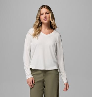Women&rsquo;s Daniela Falls Long Sleeve Technical T-Shirt, Color: Sea Salt, image 5