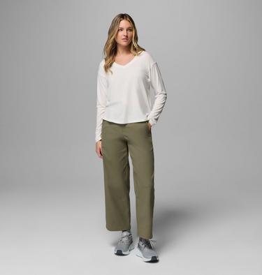 Women&rsquo;s Daniela Falls Long Sleeve Technical T-Shirt, Color: Sea Salt, image 6