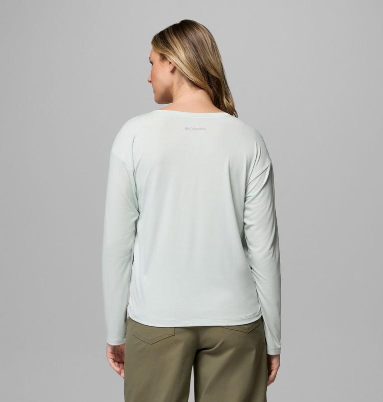 Women&rsquo;s Daniela Falls Long Sleeve Technical T-Shirt, Color: Tea Light, image 3