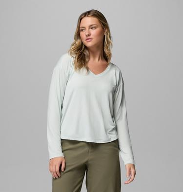 Women&rsquo;s Daniela Falls Long Sleeve Technical T-Shirt, Color: Tea Light, image 3