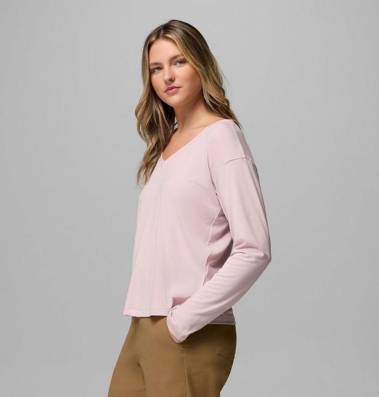 Women&rsquo;s Daniela Falls Long Sleeve Technical T-Shirt, Color: Mineral Pink, image 4