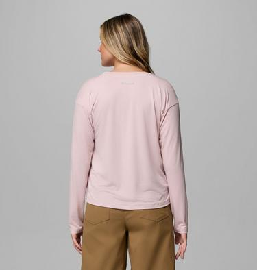 Women&rsquo;s Daniela Falls Long Sleeve Technical T-Shirt, Color: Mineral Pink, image 15