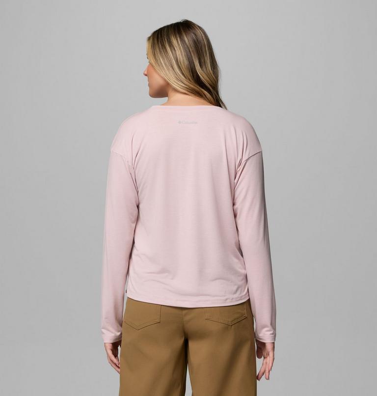 Women&rsquo;s Daniela Falls Long Sleeve Technical T-Shirt, Color: Mineral Pink, image 3