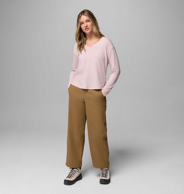 Women&rsquo;s Daniela Falls Long Sleeve Technical T-Shirt, Color: Mineral Pink, image 8