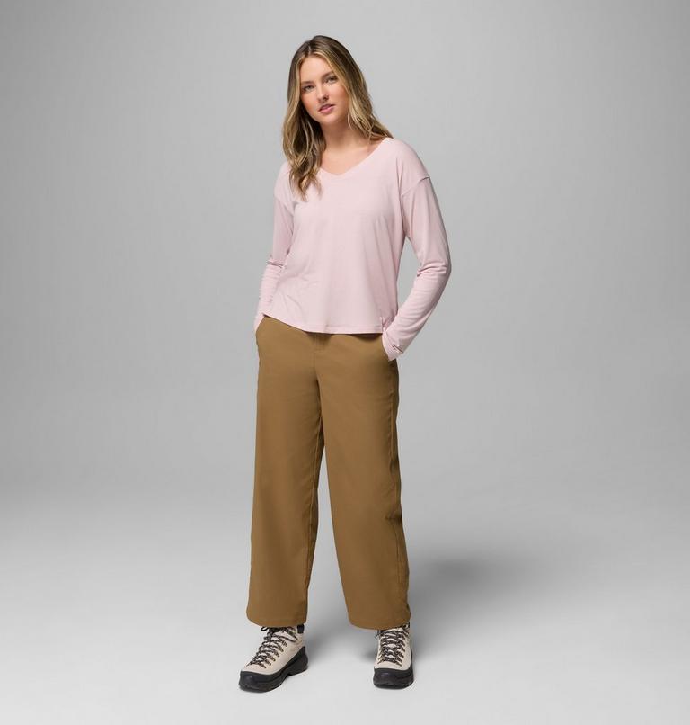 Women&rsquo;s Daniela Falls Long Sleeve Technical T-Shirt, Color: Mineral Pink, image 2