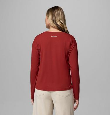 Women&rsquo;s Daniela Falls Long Sleeve Technical T-Shirt, Color: Red Oxide, image 3
