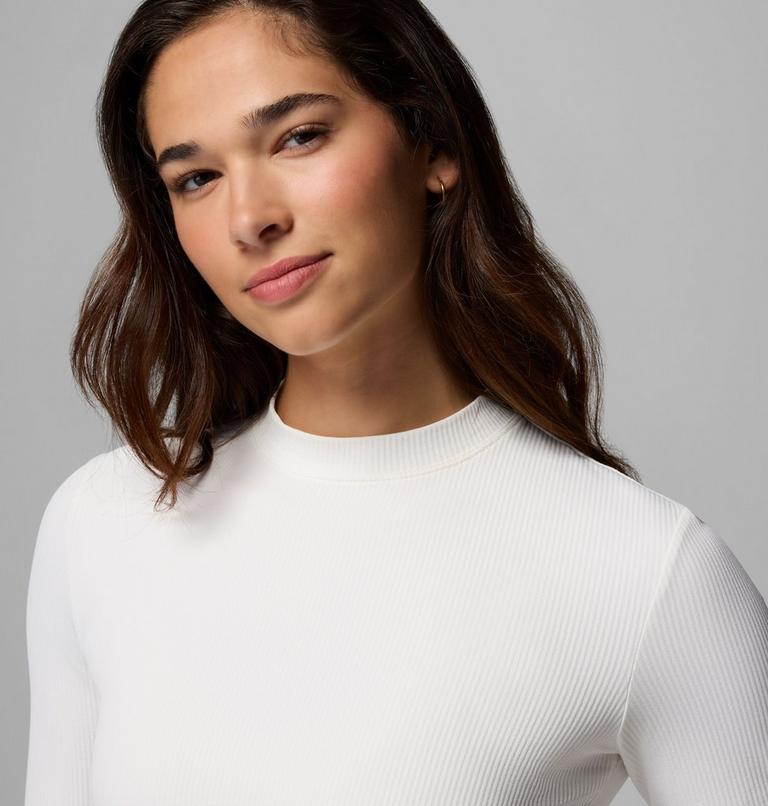 Women's Pinetown Canyon Long Sleeve Technical T-Shirt, Color: Sea Salt, image 5