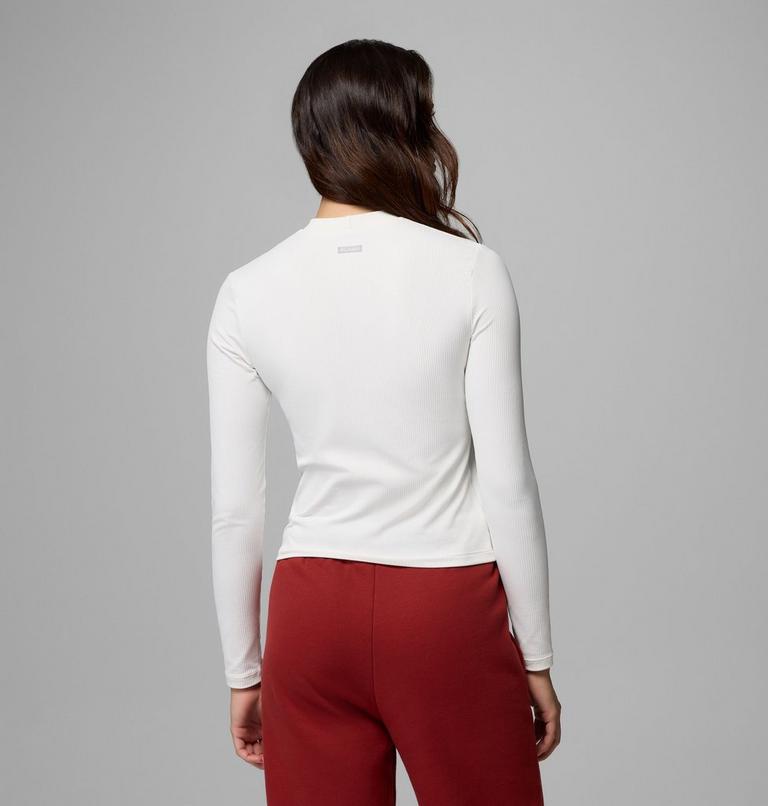 Women's Pinetown Canyon Long Sleeve Technical T-Shirt, Color: Sea Salt, image 3
