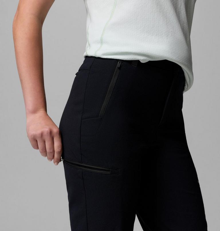 Women&rsquo;s Tennent Mountain Hiking Softshell Trousers, Color: Black, image 7