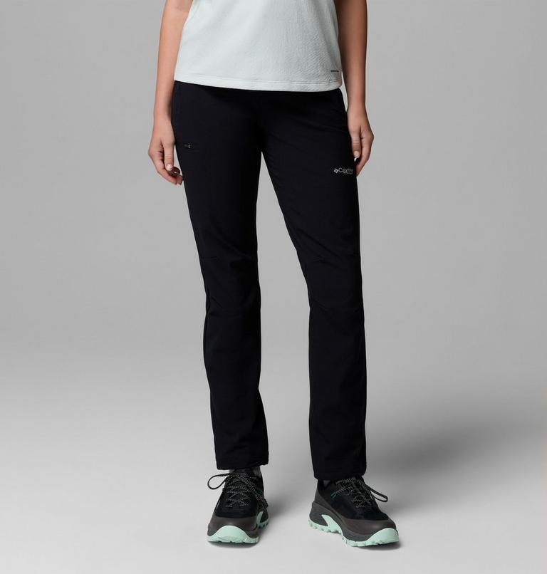 Women&rsquo;s Tennent Mountain Hiking Softshell Trousers, Color: Black, image 1