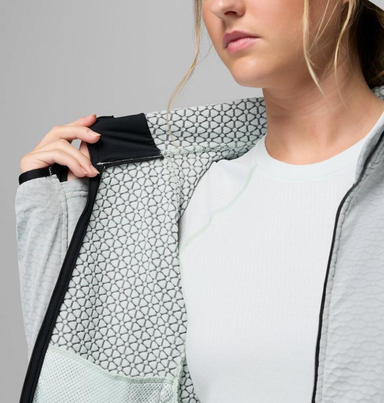 Women's Arctic Crest II Hooded Technical Fleece Jacket, Color: Tea Light, image 6