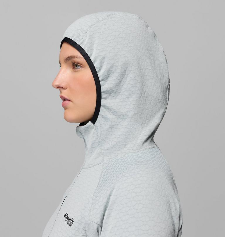 Women's Arctic Crest II Hooded Technical Fleece Jacket, Color: Tea Light, image 8